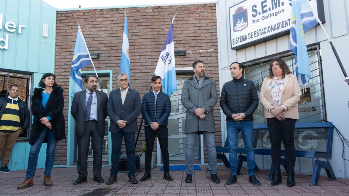 Grasso presentó el nuevo sistema de estacionamiento medido e inauguró las nuevas oficinas  